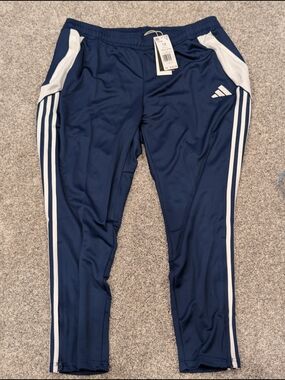 NWT adidas Women’s Tiro 24 Training Pants Navy Blue White 4X IT2668